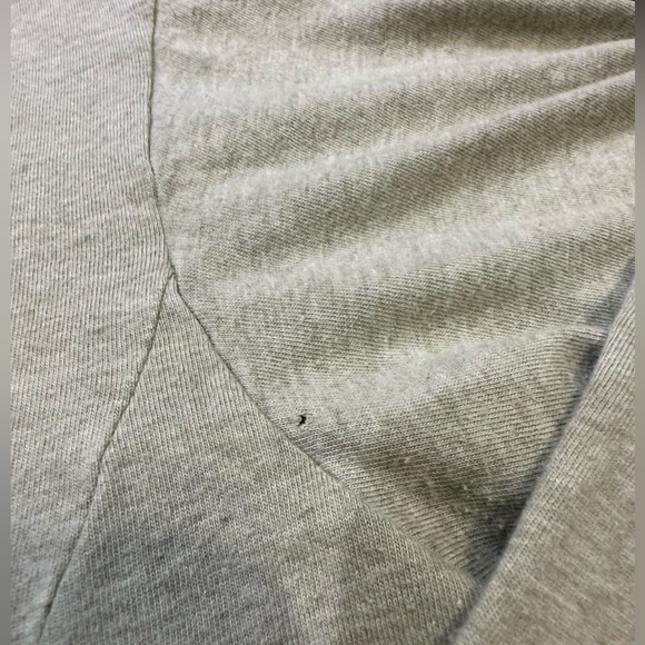 Size Medium Pure Jill cowl-neck seamed tunic pale green with drawstring - Picture 4 of 8